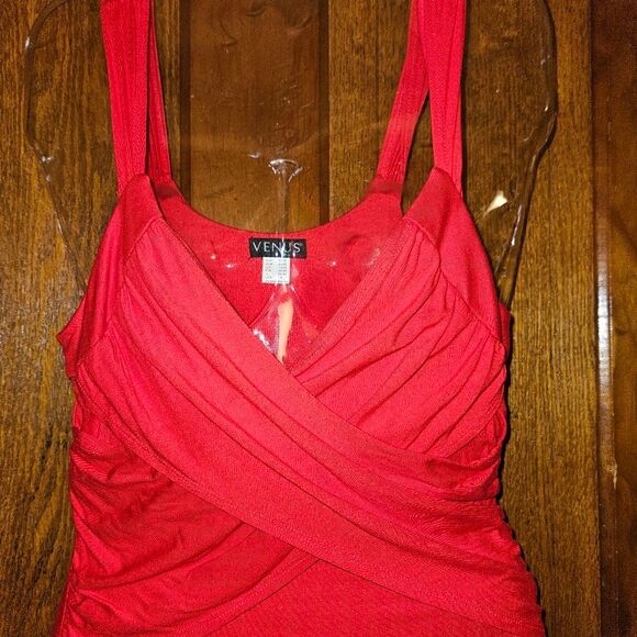 Venus Women’s S Red Sleeveless Bodycon Dress – Sexy Cocktail / Night-Out - Picture 2 of 8